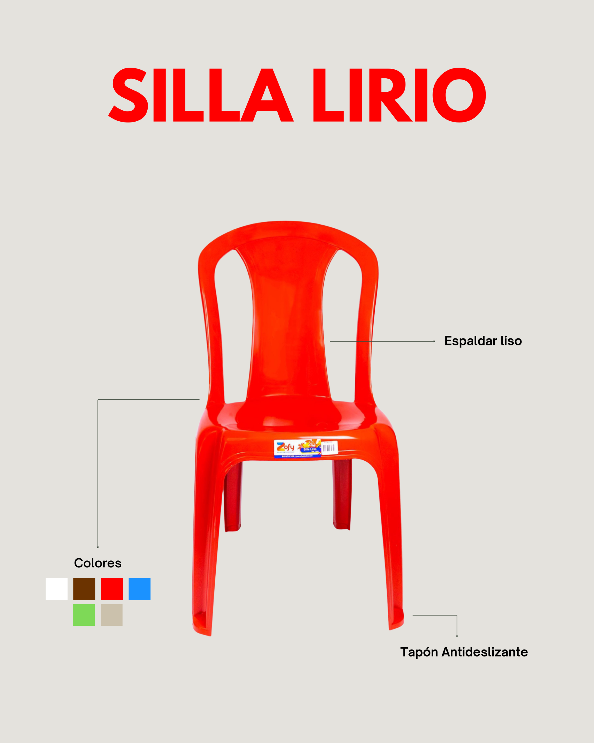 Silla Lirio eco
